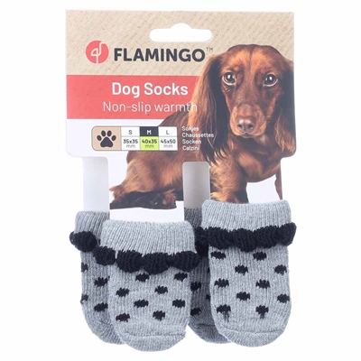 Skridsikre sokker til hund